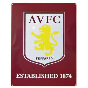 Plechová cedulka Aston Villa FC 