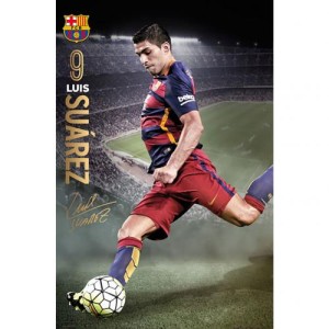 Plakát Barcelona FC Suarez (typ 96)
